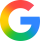 Google multicolored G logo with blue, red, yellow and green gradient